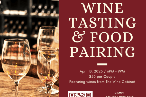 Wine Tasting – April 18
