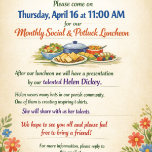 Seniors à Becket – April 16